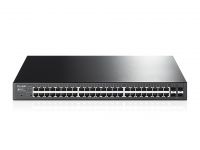 JetStream 48-портовый гигабитный коммутатор PoE+ с 4 SFP-слотами TP-Link T1600G-52PS