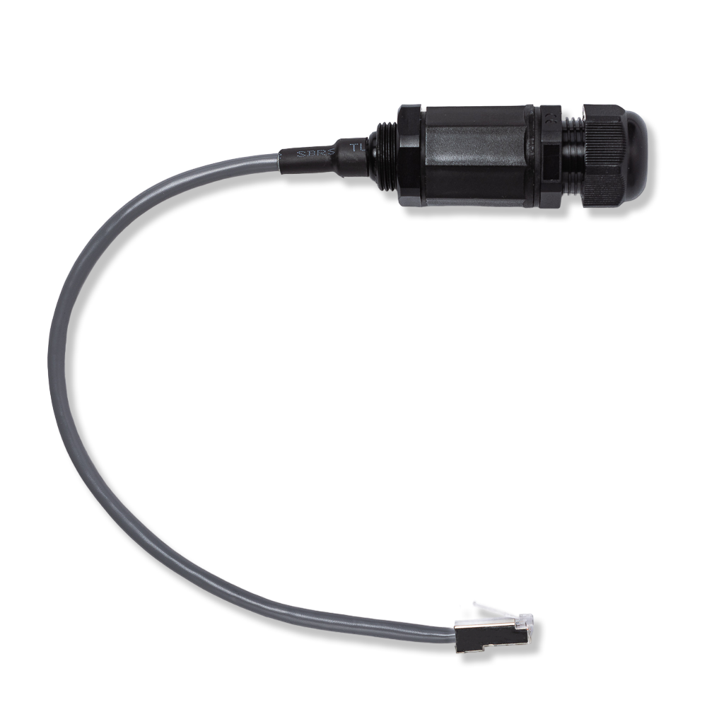 Гермоввод сетевой RJ45 с кабелем 30 см MikroComp RJ45-CWPS