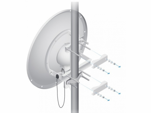 Вариант установки Ubiquiti airFiber 3G-26-S45