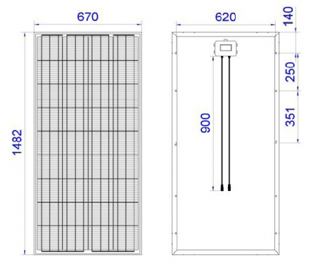 Размеры BST 150-12 P