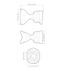 Чертеж Кронштейн LigoWave ECHObracket