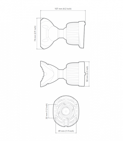 Чертеж Кронштейн LigoWave ECHObracket