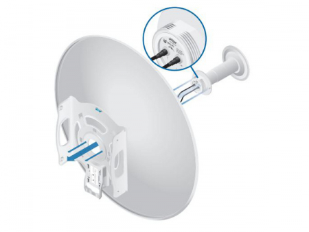 Установка антенны  Ubiquiti RocketDish 5G-30 Light Weight