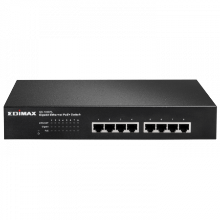 коммутатор с 8 PoE портами Edimax GS-1008PL