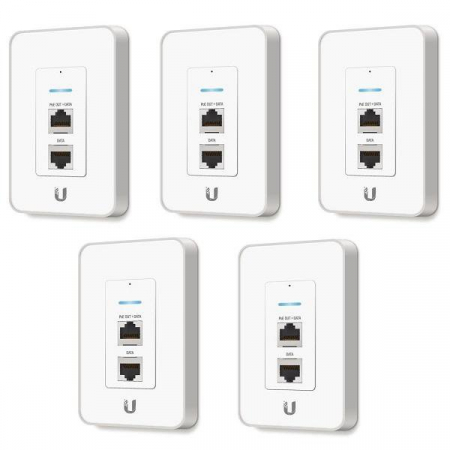 UAP-IW-5 Wi-Fi точка доступа в стену 2.4 ГГц 802.3af (5-pack)