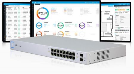 Коммутатор Ubiquiti UniFi Switch 16 (150W Model)