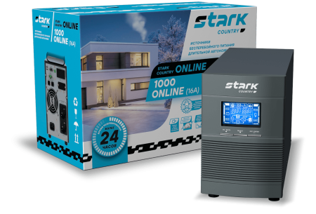 ИБП Stark Country 1000 online (max зарядный ток 16А)